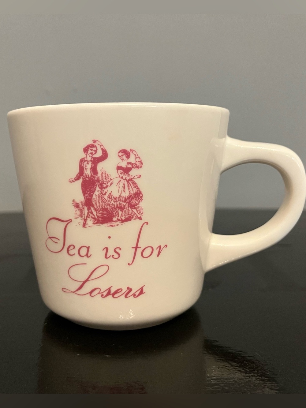Fishs Eddy Jason Oranzo “Tea is for Losers” 12oz Mug